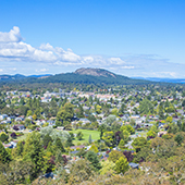 Aerial view of Saanich