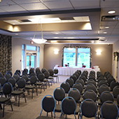 Meeting room with several chairs