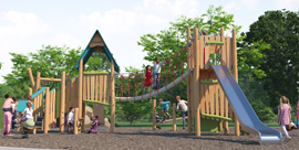Allenby Park new playground rendering