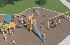 Allenby Park new playground rendering
