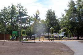 New play equipment at Normandy Park