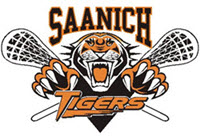 Saanich Tigers Lacrosse Logo