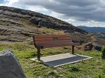 Glaciers scoured the rock surface in Mount Tolmie Park